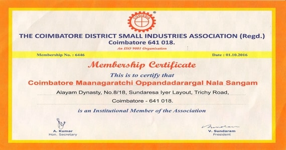 CODISSIA Certification